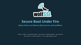 Thumbnail: Secure Boot Under Fire: Attack Paths and Defense Mechanisms with wolfBoot