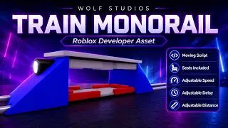 Thumbnail: Train Monorail – Roblox Developer Asset | WS-001
