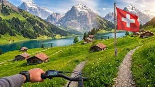 Thumbnail: POV mountain bike Switzerland | Is this the most beautiful bike ride in Switzerland?
