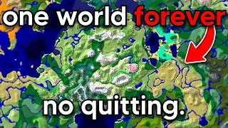 Thumbnail: This is Why I Finally Started a Forever World in Minecraft