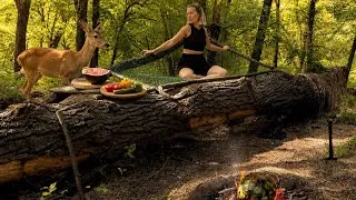 Thumbnail: My New Forest Camp | Fishing, Bushcraft & Campfire Cooking