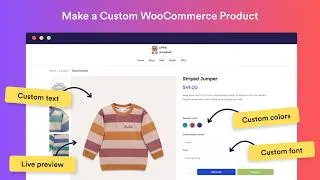 Thumbnail: How to sell customizable products in WooCommerce