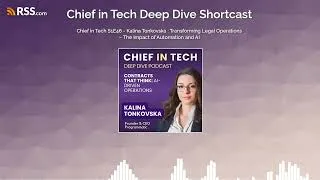 Thumbnail: Kalina Tonkovska: Transforming Legal Operations – The Impact of Automation and AI