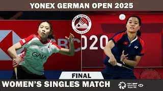 Thumbnail: Thuy Linh NGUYEN (VIE) vs YEO Jia Min (SGP) German Open 2025 Badminton