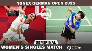 Thumbnail: Thuy Linh NGUYEN (VIE) vs Riko GUNJI (JPN) German Open 2025 Badminton