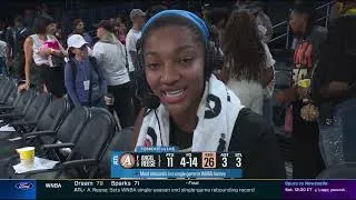 Thumbnail: 🚨 Angel Reese after RECORD 26 REBOUNDS, Double-Double | Atlanta Dream WNBA women's basketball NBA