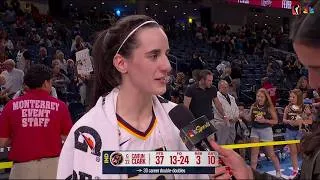 Thumbnail: 🚨 Caitlin Clark after HISTORIC 37pts/10ast, 8 THREES | Indiana Fever WNBA women's basketball NBA