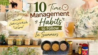 Thumbnail: 10-Daily Habits Must Follow in Summers☀️| Keep Kitchen Clean&Organized | Kitchen Routine |WomeniaATF