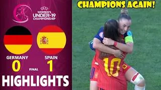 Thumbnail: CHAMPIONS AGAIN!🏆Germany vs Spain 🔥 UEFA Women's U19 Final Highlights