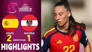 Thumbnail: CLOSE BATTLE!⚔️ Spain 2-1 Austria 🔥 UEFA Women's U19 Championship Highlights