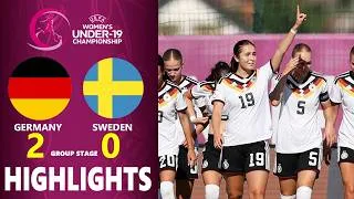 Thumbnail: Germany Into the Semi-Finals!💪 Germany 2-0 Sweden 🔥 UEFA Women's U19 Championship 2026 Highlights