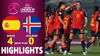 Thumbnail: GOAL FEST! ⚽ Spain 5-0 Iceland 🔥 UEFA Women's U19 Championship 2026 Highlights