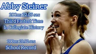 Thumbnail: Abby Steiner Runs Historic 22.05sec 200m and 10.92sec100m
