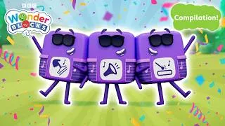Thumbnail: The Super Cool Musical Crew | Coding Cartoon Compilation for Kids | Wonderblocks