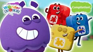 Thumbnail: Super Rainbow Painty Do-Blocks | Coding Cartoon Compilation for Kids | Wonderblocks