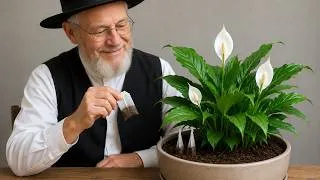 Thumbnail: Just put it under the peace lily! It will immediately bloom so much new flowers all year round