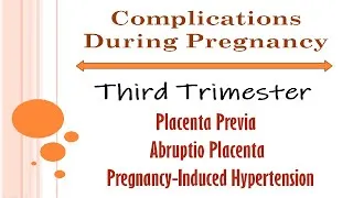 Thumbnail: 3rd Trimester Complications - Placenta Previa, Abruptio Placenta & PIH