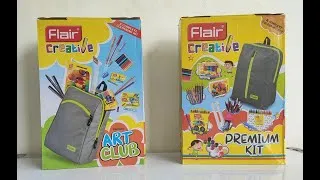 Thumbnail: Flair Creative ART CLUB v/s PREMIUM Kit I Unboxing & Review #youtube #@WondertoysStationery