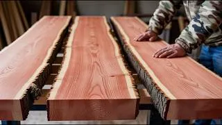 Thumbnail: Pure Woodworking Perfection - Watch a Master Craftsman Create Luxury Furniture Without Epoxy!
