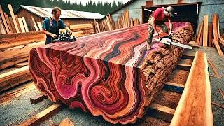 Thumbnail: The Hidden Beauty of Natural Wood - Pure Woodworking Creates a Stunning Masterpiece!
