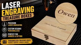 Thumbnail: Custom Laser Engraved Games and Treasure Boxes from Wood Expressions