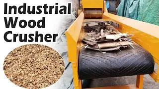 Thumbnail: Wood Crusher Machine for Large-Scale Wood Waste Processing #woodworking #wood #crusher