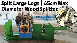 Thumbnail: Large Wood Splitter Machine | Powerful Log Splitter for 65cm Diameter Wood#woodsplitter
