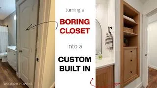 Thumbnail: Turning my BORING CLOSET into a CUSTOM BUILT IN