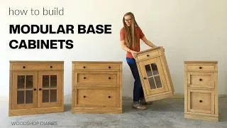 Thumbnail: Mix & Match Modular DIY Base Cabinets | PERFECT FOR BUILT INS!