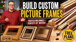 Thumbnail: Create Custom Picture Frames with a Router Table | FREE Miter Sled & Frame Clamp Plans