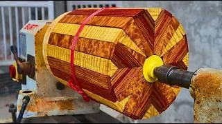 Thumbnail: Woodworking = turning recycled wood into a $10,000 artwork.