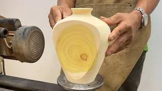 Thumbnail: Interesting And Fascinating - Fascinating Transformation Of A Rough Log Into A Strange Vase