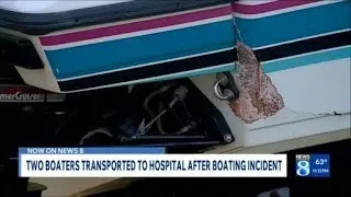 Thumbnail: Deputies: 2 hospitalized after boat overturns on Lake Macatawa