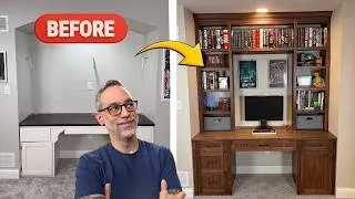 Thumbnail: Custom Built-In Desk, Huge Transformation