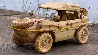 Thumbnail: Making an Amphibious Wooden Car: VW Typ 166 (It Actually Swims!)