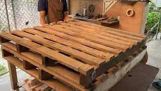 Thumbnail: Pure Satisfaction: Recycling Two Old Pallets ♻️