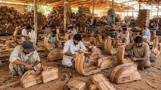 Thumbnail: Raw Wood to Rideable Art: Manufacturing a Wooden Bike ShowPiece (Scooter)