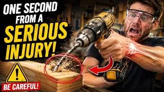 Thumbnail: ⚠️ My Drill Suddenly Jammed... This Could Have Broken My Wrist!