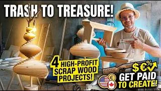 Thumbnail: Trash To Cash: 4 Scrap Wood Projects That Sell For High Profit!