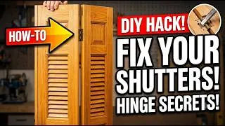 Thumbnail: How to Install Hinges on Wooden Bifold Shutters | Live Workshop Highlights