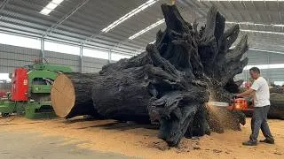 Thumbnail: 2,000-Year-Old Log from Amazon Depths | Sawmill Reveal
