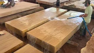 Thumbnail: Giant Tree to Unique Double Table | DIY Woodworking Build