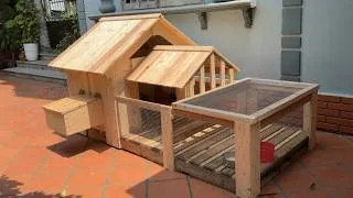 Thumbnail: Building a LUXURY Chicken Villa from Trash! (Free Pallet Wood)