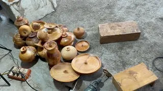 Thumbnail: Billions of people do not yet know how to make a wooden plate.#@woodworm90 