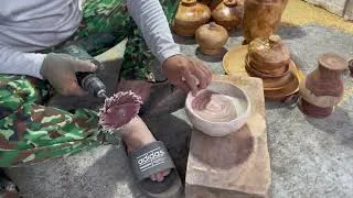 Thumbnail: How I craft wooden vases—something millions of people have yet to diícover#@woodworm90 
