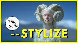 Thumbnail: How to Use STYLIZE | Midjourney's Aesthetic Control Parameter | Tips & Guide