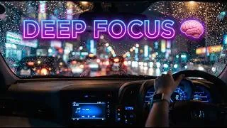 Thumbnail: Música para Concentración Profunda 🌌 | Night Drive Music 🏎️ | Deep Focus Beats 🌑