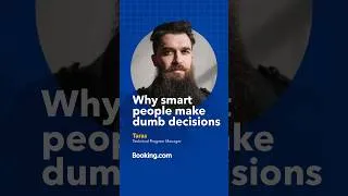 Thumbnail: Why do smart people make dumb decisions? 🤔