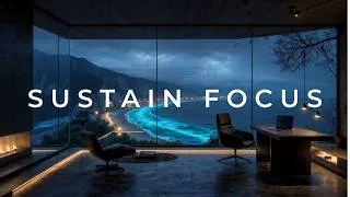 Thumbnail: Deep Focus Music for Work — Sustained Attention & Productive Momentum | The Bluecurrent Room