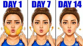 Thumbnail: Face Yoga to Tighten + Sculpt Your Face in 12 Minutes [XXL TO S | Day 6]